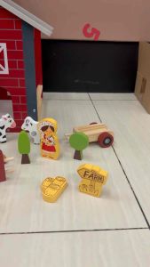 EducratePH Farm Barn Playset with Animal Figures Farmer Tractor & Farm Accessories | Pretend Play Toy for Kids
