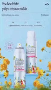 Body spray deodorant perspiration antiperspirant Underarm
