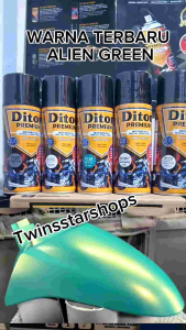 Paket Cat Semprot Diton Premium: Cat Hijau Paket 9238 & Epoxy Primer Grey 9120