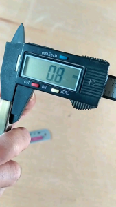 Pipa Kotak Stainless Diameter 1 cm x 1 cm Tebal 08 mm Panjang 20 cm