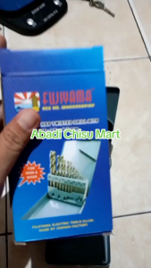 Mata Bor Set HSS 13 Pcs Fujiyama / Mata bor set Besi dan alumunium