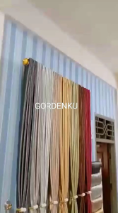 gorden jendela dan pintu blackout impor bahan tebeul