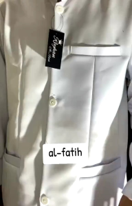 jasko mandarin baju koko semi jas dewasa langan panjang