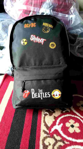 Tas Ransel Distro Gambar Motif Musik Untuk Anak Remaja Model Terbaru
