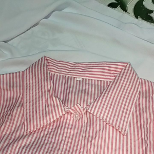 kemeja catoon salur/pakayan wanita dewasa termurah/fashion wanita moderen