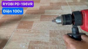 Máy khoan tường Ryobi hàng bãi xài điện 100 volt