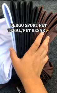 Hijab sport pet tebal