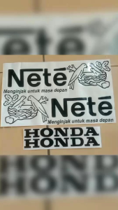 Sticker Scoopy NETE Cutting Sticker Scoopy 2021