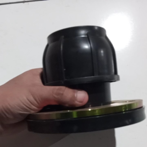 sambungan pipa hdpe flange adaptor compression PP with plange pn 16 ukuran 63mm atau 2 inch