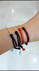 Gelang tali rantai dobel 02gram Semar nusantara