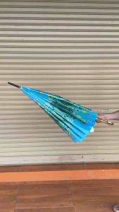 12 ก้าน ร่มซาติน Apple แข็งแรง กันแดด กันฝน ไทยแท้ ยี่ห้อ ลวดลาย สีสด สวยงาม ร่มพกพา ราคาถูก