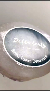 Batu Tawas Deodoran / Deodorant Alami / Tawas Cristal Penghilang Bau Badan dan Bau Ketiak