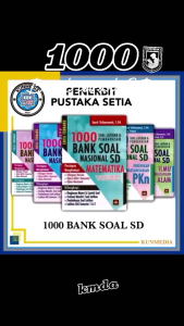 Buku 1000 Bank Soal Matematika IPA IPS PPKN Indonesia SD Pustaka Setia VKM