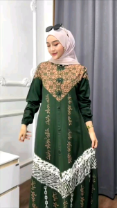 Urwah Gamis Twill Ori Klok Kancing Terbaru Busui Friendly Nyaman dipakai ukuran XXL 3XL 4XL