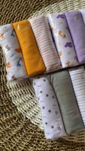 3Pcs Bedong Bayi Jumbo Bahan Panel Uk 100x90 Motif Cewe Cowo Murah