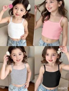 K1 - Sleeveless Crop Top for Kids Girl Sando Pang Bata