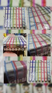 สายคล้องคอ พวงมาลัยเงิน พวงมาลัยคล้องคอ แบบ6ซอง ใส่ได้ทุกขนาด ซองใสใส่เงิน