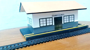 Miniatur Stasiun Kereta Api Handmade