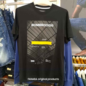 Bombboogie black t-shirt 12E18B4BKM