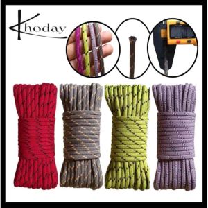 10 mét - Dây Dù dẹp dệt ống 5mm dùng làm sp macrame trang trí cố định đồ vật