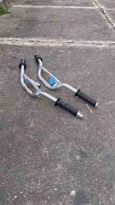 Stang Stir DAY Low + Stabiliser Lengkap Handgrip Kaze Jalu Fu Spiner Universal Semua Motor CB GL MEGAPRO TIGER RX KING NINJA VIXION CB150R Old New Thunder