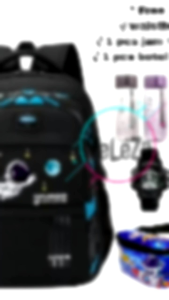Tas Ransel Anak Laki-Laki Remaja Motif Astronot & Aksesoris Sekolah