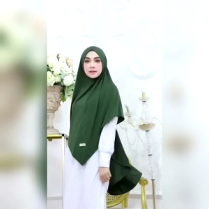 HAJENA - KHIMAR KAYLA SIZE L HIJAB INSTAN NON PET JERSEY SUPER PREMIUM JILBAB BERGO SYAR"I