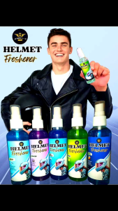 Motorcycle Helmet Freshener: 100ml Helmet Deodorizer & Anti-Bacteria Eliminates Bad Odor