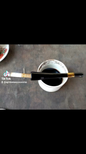 once pipa pipo bulat model bulat tanduk kerbau panjang up  8 cm