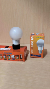 Paket 10 PC lampu LED LIGERA INFINITY 5W Bulb super terang cahaya putih 6500K fiting E27