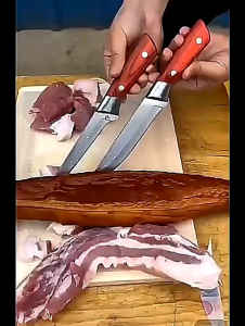 Bone Knife Pisau Tulang Jepang Stainless Steel – Ringan Tajam Anti Karat | Pisau Dapur 27 cm