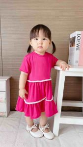 Little Porin - Elisa Dress Jersy - Dress Anak Perempuan 6 Bulan - 8 Tahun
