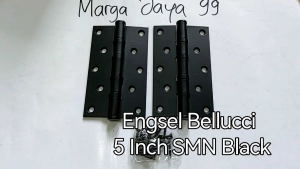 Engsel Bellucci 5 inch Hitam / Engsel Pintu Bellucci 5" Black