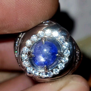 Natural Rich Colour Royal Blue Sapphire Star Ceylon Safir Srilanka No Treatment