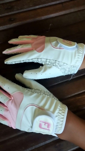 Gema Golf sarung tangan untuk wanita warna pink sepasang