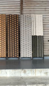 4 Panel Folding Room Divider Screen Removable Storage Shelves Privacy Screen Portable Folding Room Divider