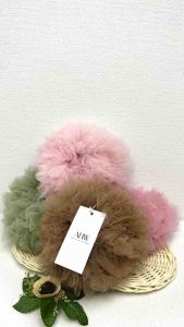 ANW - Scrunchie Tile Jumbo Cepol Hijab Premium - Ikat Rambut Anti Pusing