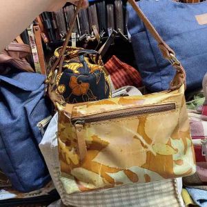 Sling bag/ handbag tali panjang bisa di setel kulit sapi asli motif ecoprint  termurah by moje jogja