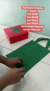 tas spunbond hls press box 25x25 full press isi 12pcs(1 lusin)