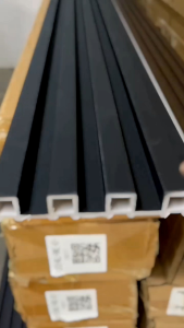 [HOMIE] Fluted panel WPC Fluted Wall Panel PVC Wall Panel 2.9 meter Wood Strip Slat wall decoration shiplap