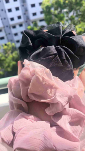 Cute fabric hair ties Korean style