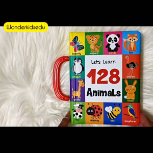 Lets Learn Mini Board Book ABC 123 My Body | 128 Animals | 128 Words | Baby | Children | Young Readers | Toddler | Early Learning Kids Book