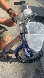 จักรยาน3ล้อไฟฟ้า+ปั่นได้ ส่งเเป็นคันประกอบแล้ว รับประกัน1ปี 36v180w