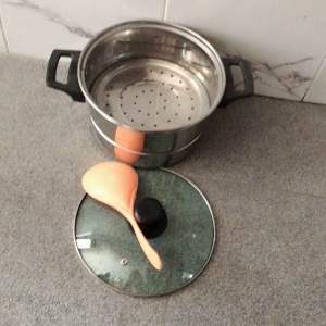 DANDANG MASAK STAINLES JUMBO 26cm TUTUP KACA FREE ENTONG