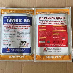 Combo đường ruột lợn gà..kí sinh trùng đường máu tiêu chảy phân xanh phân trắng viêm ruột tiêu chảy(2 gói bột 50g)hiệu quả cao