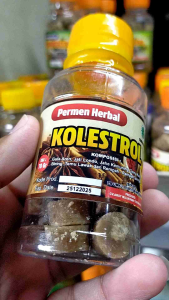 jamu instan - permen herbal - efektif turunkan kolesterol - jamu praktis - cocok untuk semua usia - produk aman herbal