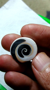 Batu posil kol buntet natural motif