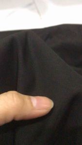 Vải Kate Boi màu đen co giãn (khổ 1m35)may đầm váyáo sơ mi ôm body Nam Nữ