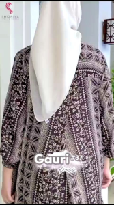 GAURI DRESS LD 110 CM SIZE STANDAR BY GGS SHOFIYA / MAXY WANITA BAHAN RAYON GUARDIAN PREMIUM / GAMIS BANYAK MOTIF DAN POLOS