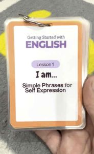 “I Am” Simple Phrases for Self Expression Laminated Flashcards for Kids – Self-Expression & Confidence Building Phrases | Durable & Kid-Friendly | Preschool Learning Tool